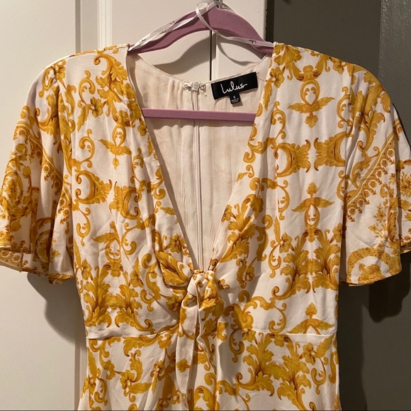 Lulu’s white and yellow dress - Picture 2 of 5